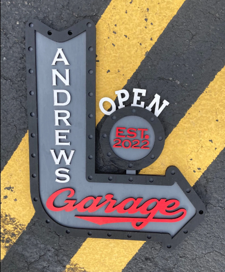 Personalized Sign for Garage/Mancave